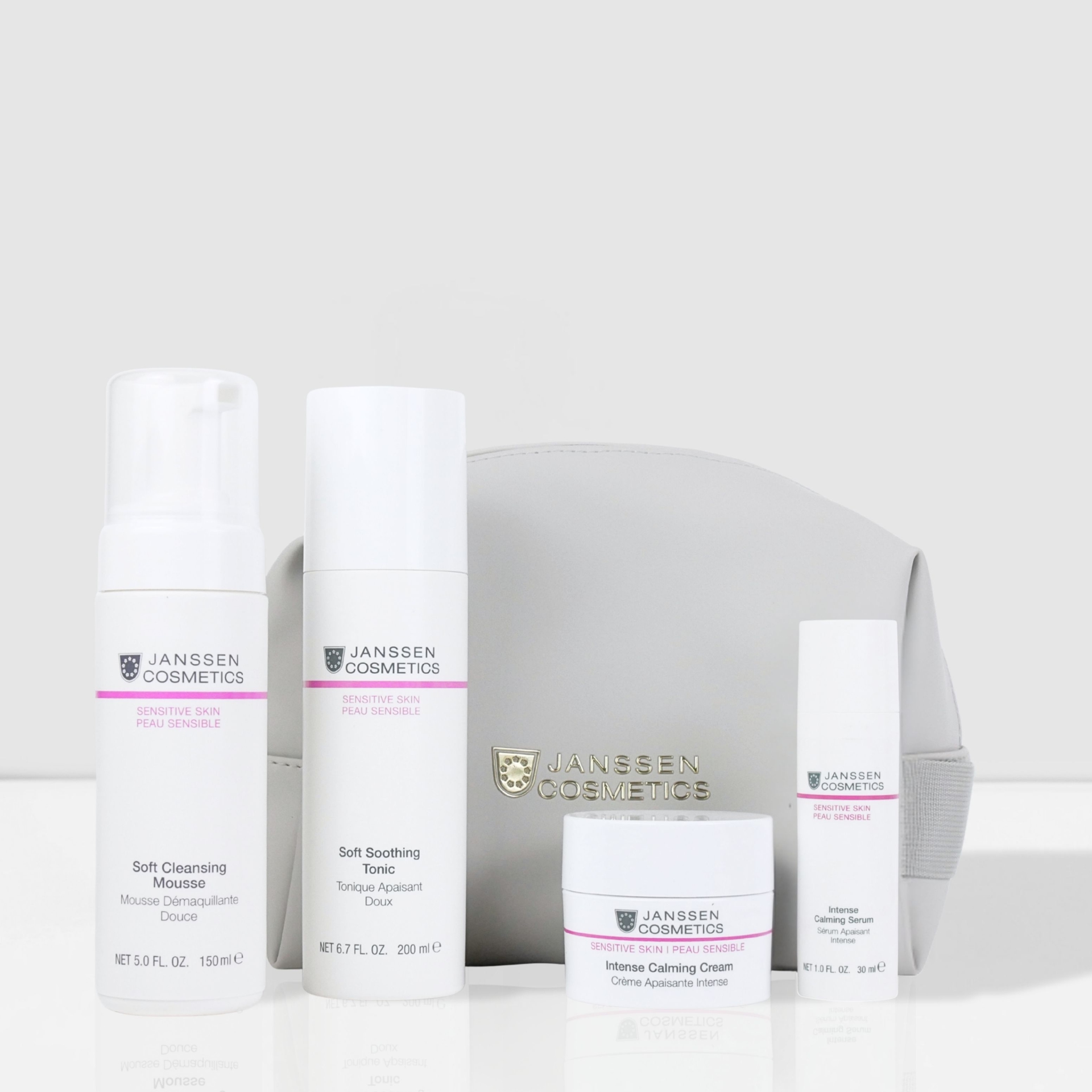 Pflege-Set für sensible Haut + Gratis Beauty Bag